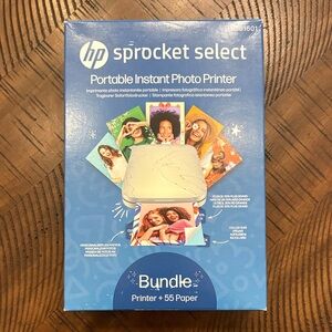 HP Sprocket Select Portable Instant Photo Printer Bundle